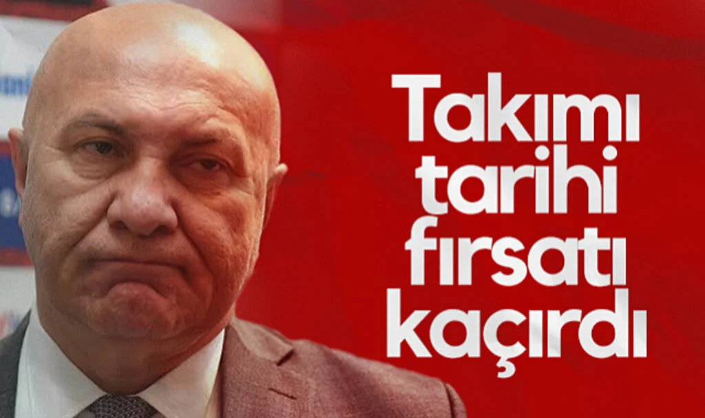 Samsunspor Başkanı Yüksel Yıldırım'ın Takımı Tarihi Fırsatı Kaçırdı
