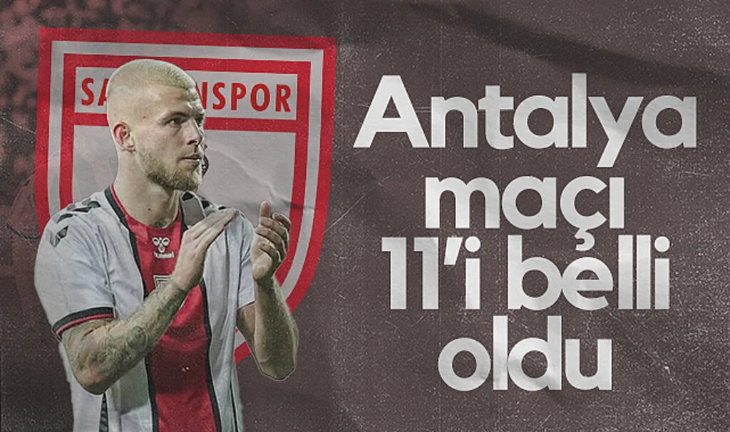 Samsunspor'da Antalyaspor Maçının İlk 11'i Belli Oldu
