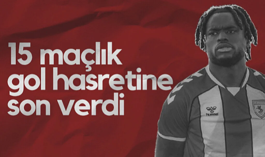 Samsunspor'da Dimata 15 Maç Sonra Golle Buluştu