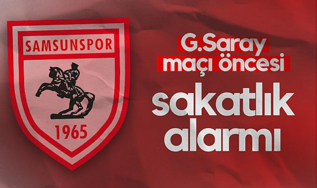 Samsunspor'da Galatasaray Maçı Öncesi Sakatlıklar Can Sıkıyor