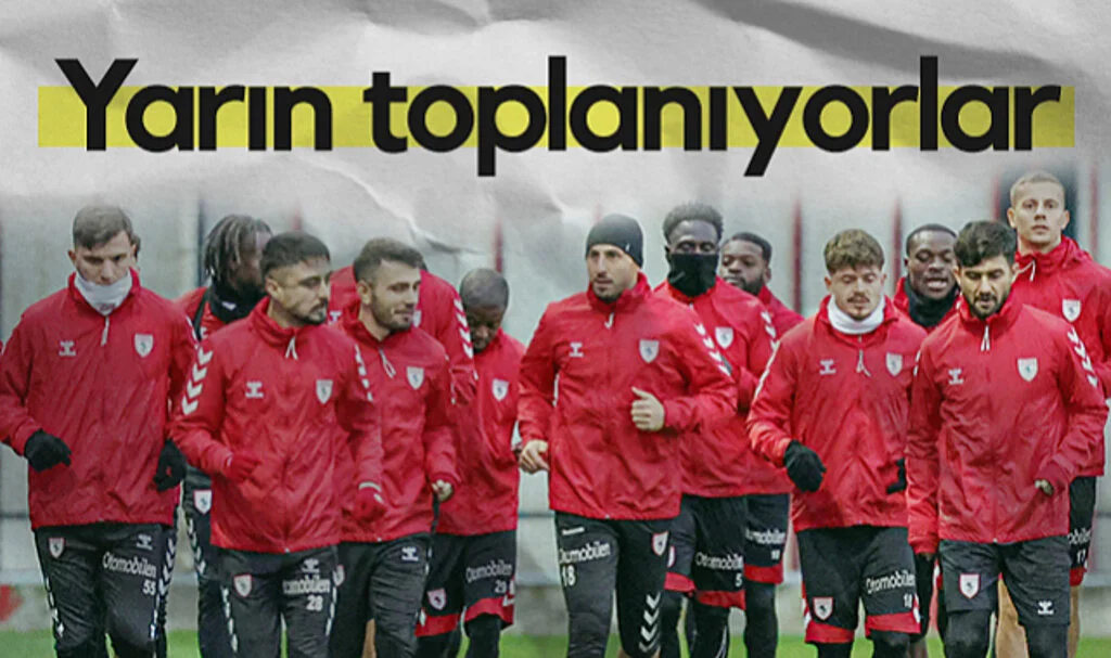 Samsunspor'da İzin Sona Eriyor, Topbaşı Yarın