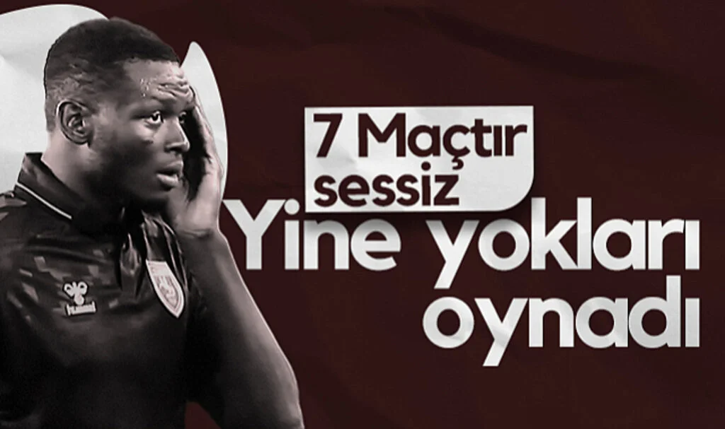 Samsunspor’da Marius’tan 7 Maçtır Gol Yok