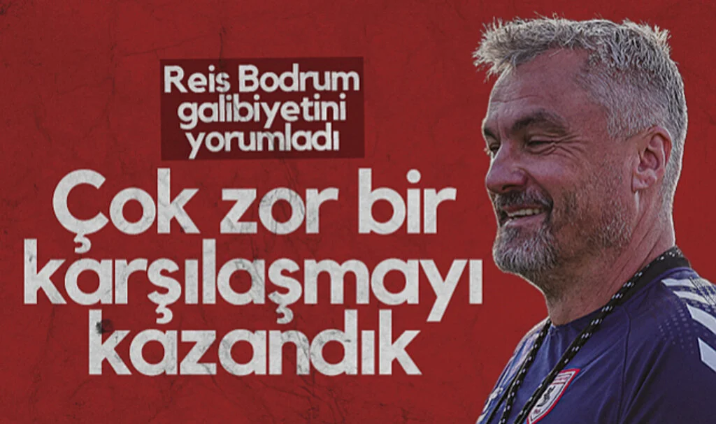 Samsunspor'da Reis Bodrum FK Galibiyetini Yorumladı: Çok Zor Bir Karşılaşmayı Kazandık