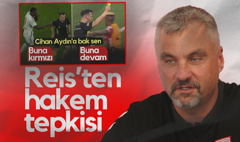 Samsunspor'da Reis'ten Hakem Cihan Aydın'a Osimhen–Marius Tepkisi