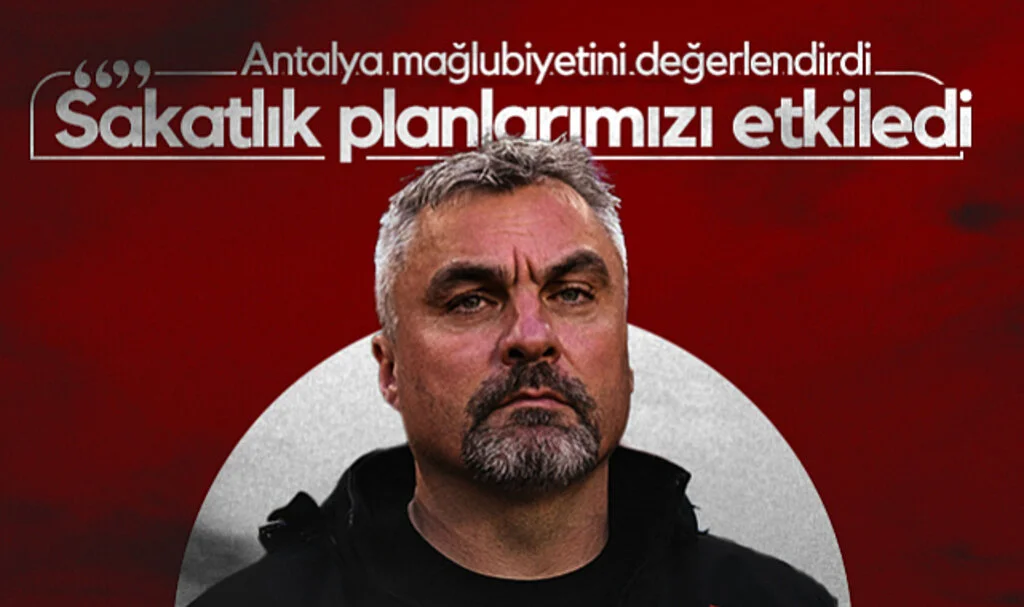 Samsunspor'da Thomas Reis Antalyaspor Mağlubiyetini Değerlendirdi: Sakatlık Planlarımızı Etkiledi