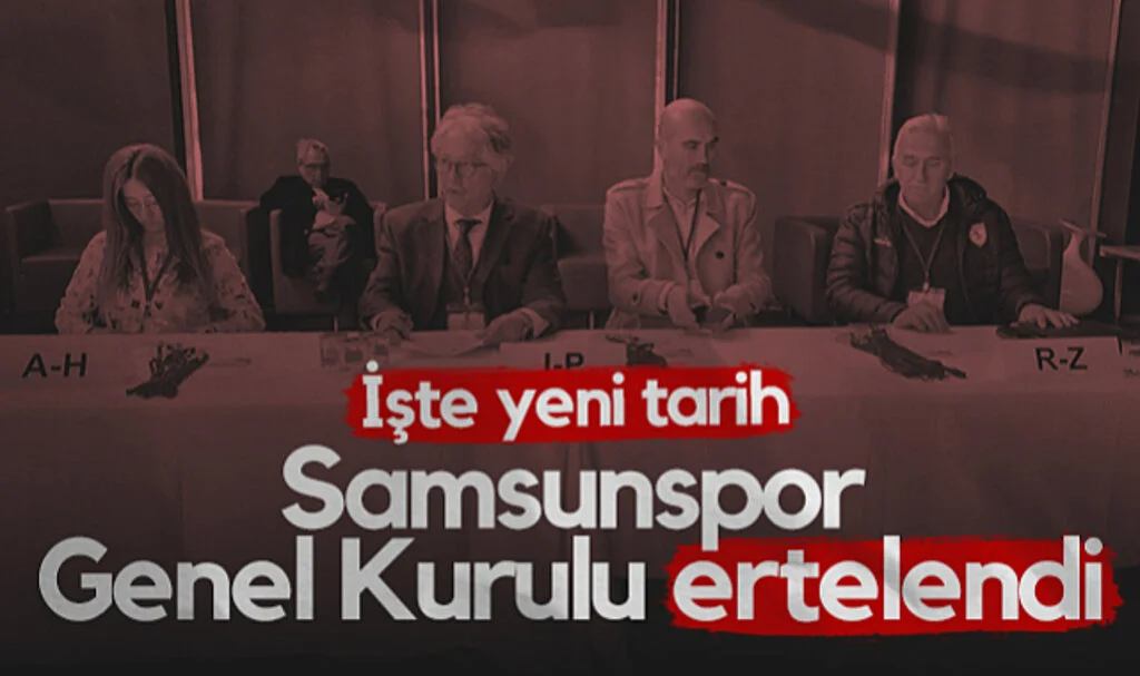Samsunspor Genel Kurulu Ertelendi! İşte Yeni Tarih