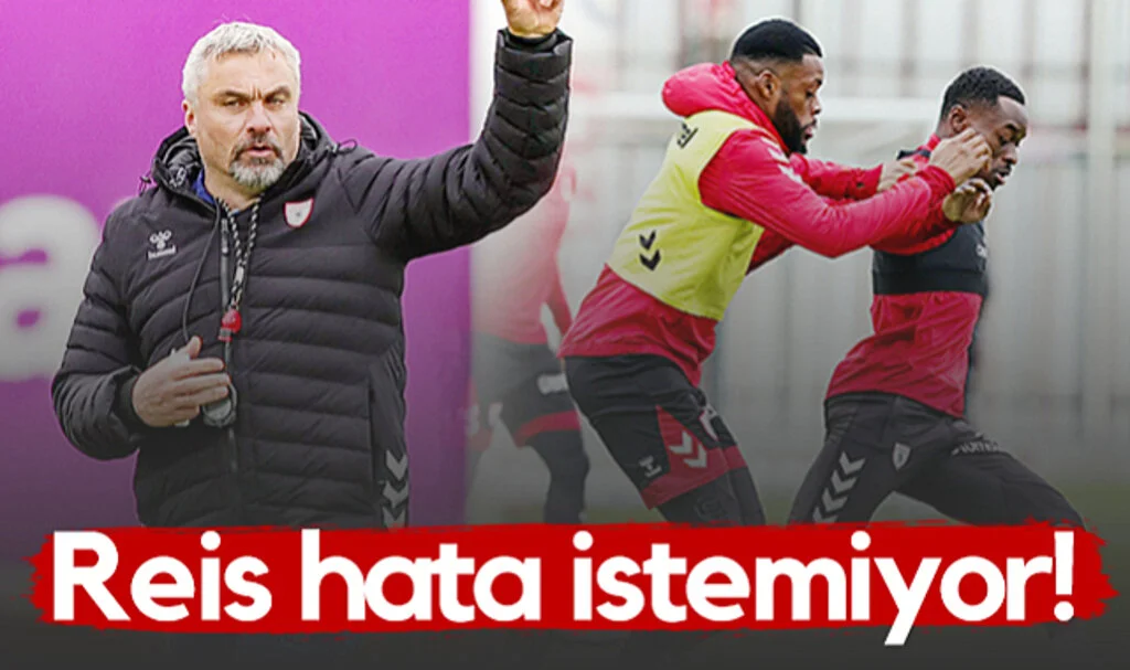 Samsunspor Teknik Direktörü Thomas Reis Hata İstemiyor!