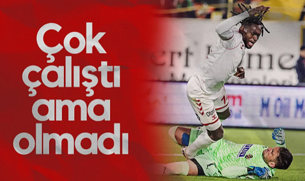 Samsunspor’un Alanyaspor'a Takıldığı Maçta Dimata Şanssızlık Yaşadı