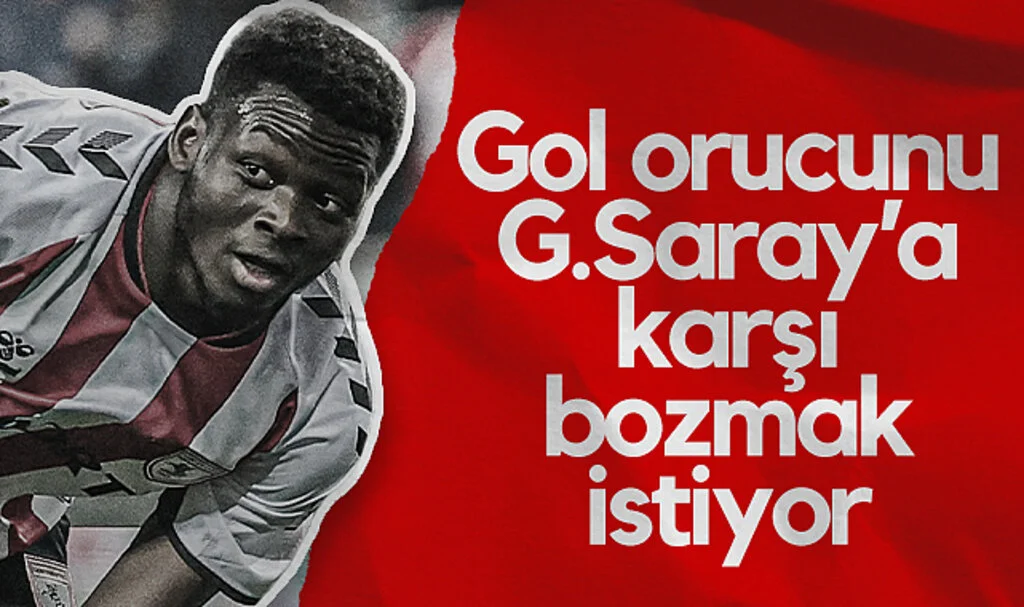 Samsunspor'un Forveti Marius Gol Orucunu Galatasaray’a Karşı Bozmak İstiyor