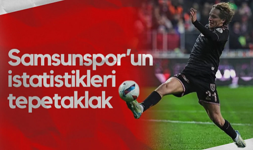 Samsunspor'un İstatistikleri Tepetaklak