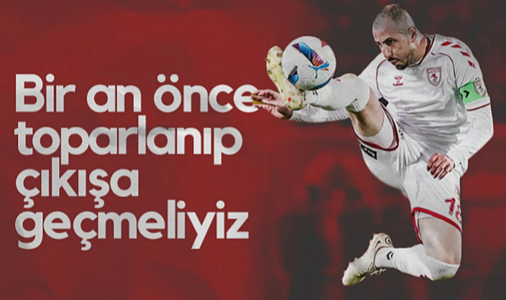 Samsunspor'un Kaptanı Zeki Yavru: Bir An Önce Toparlanıp Çıkışa Geçmeliyiz