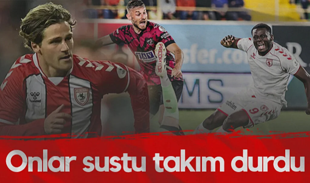 Samsunspor'un Skorer İsimleri Sustu Takım Durdu