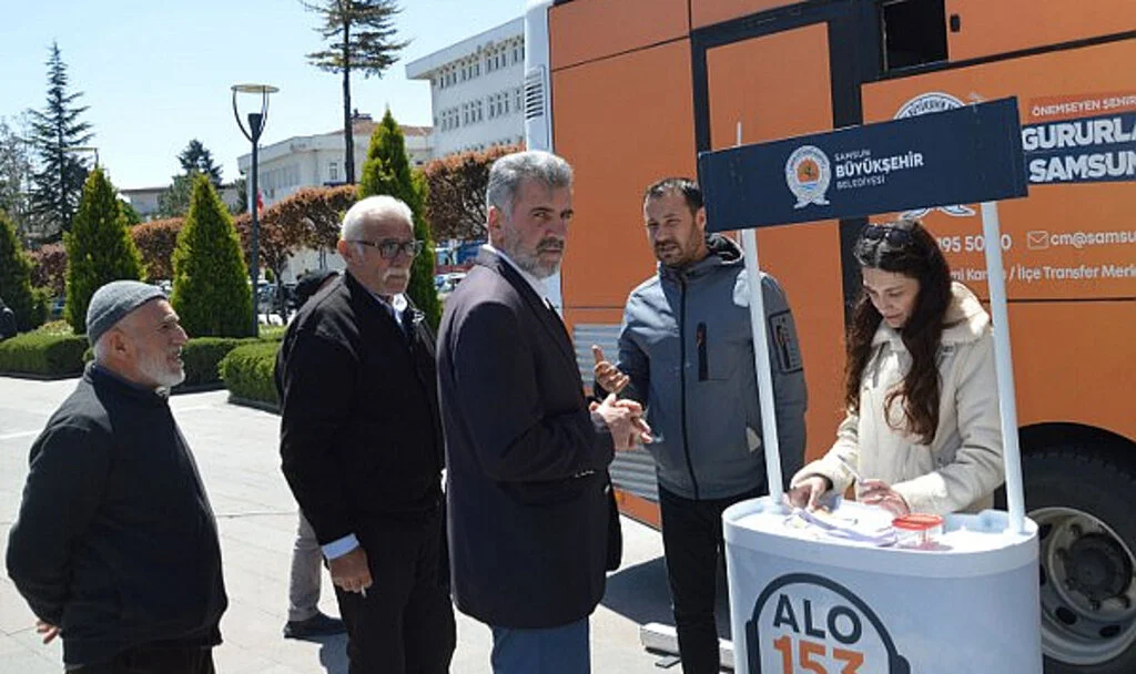 SBB Alo 153 Çözüm Merkezi Havza’da Hizmet Verdi