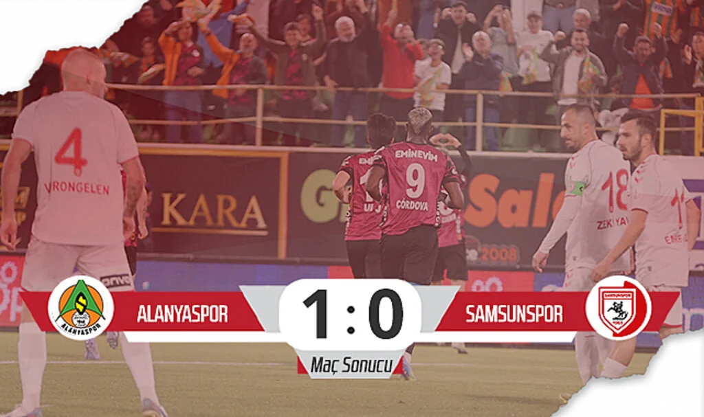 Son Dakika! Alanyaspor: 1 - Samsunspor: 0 (Maç Özeti) 