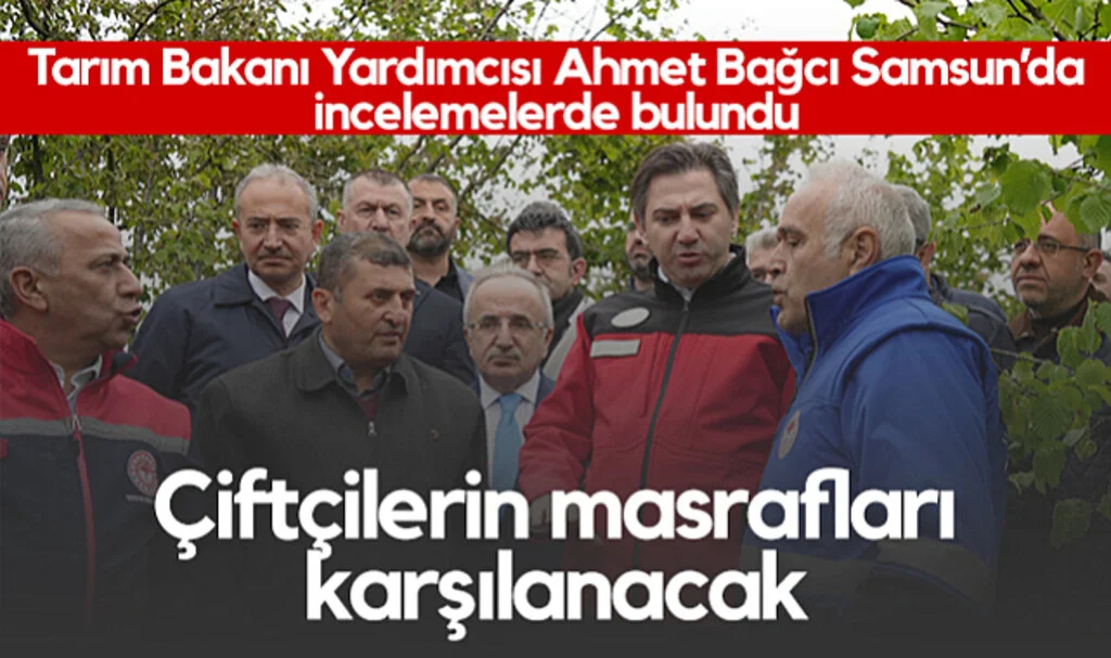 Tarım Bakanı Yardımcısı Ahmet Bağcı Samsun'da Konuştu: Çiftçilerin Yaptığı Masraflar Karşılanacak