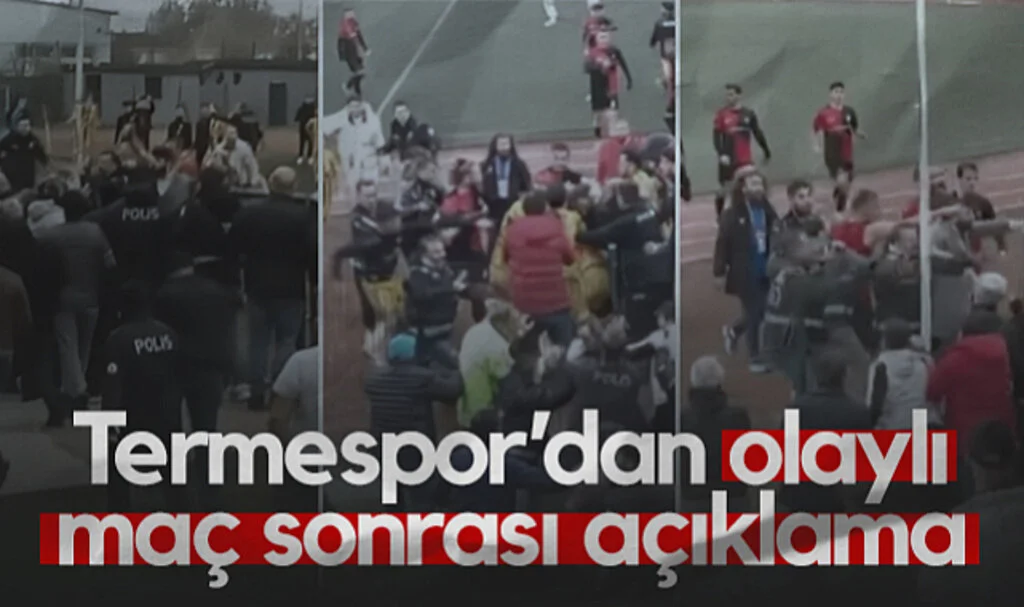 Termespor'dan Olaylı Genç Bafraspor Maç Sonrası Açıklama