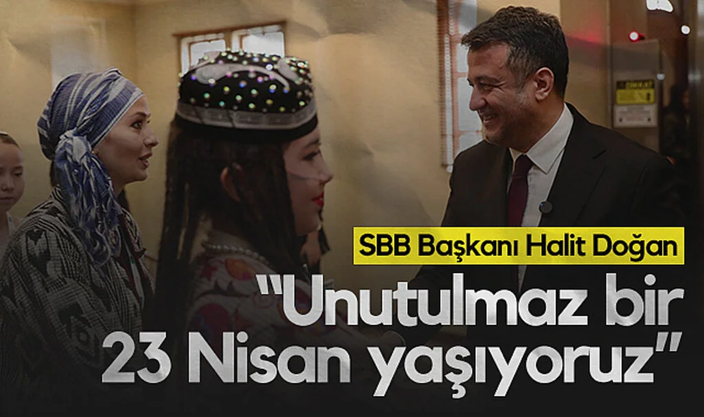 Türk Dünyasından Çocuklar Samsun Büyükşehir Belediye Başkanı Halit Doğan'ı ziyaret etti