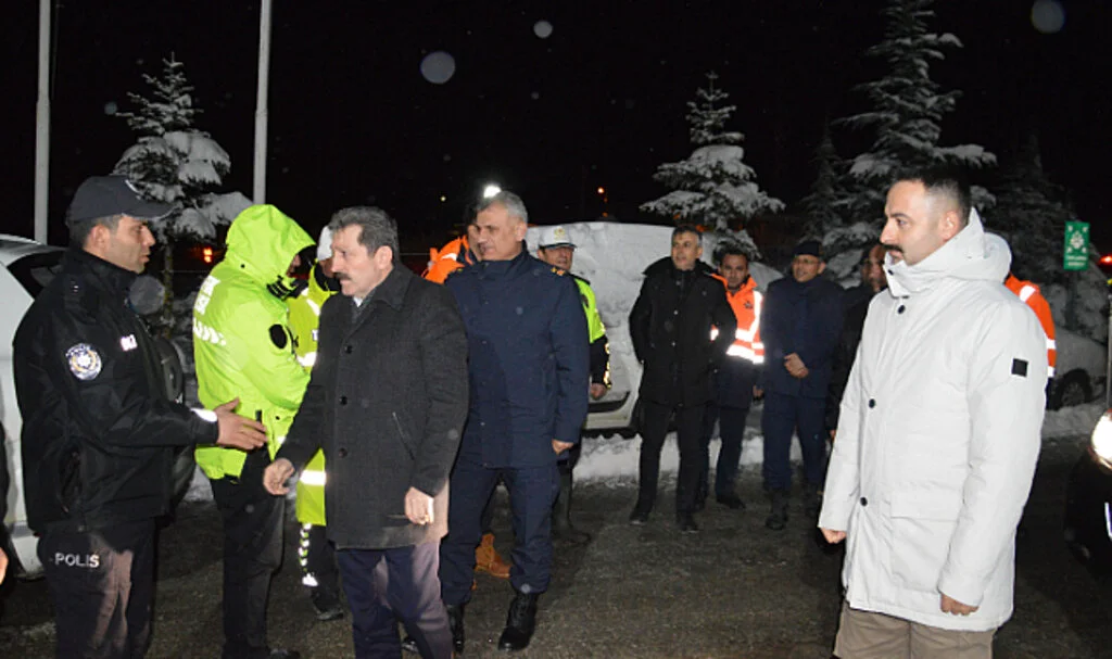 Vali Orhan Tavlı’dan Samsun-Ankara Yoluna Denetim