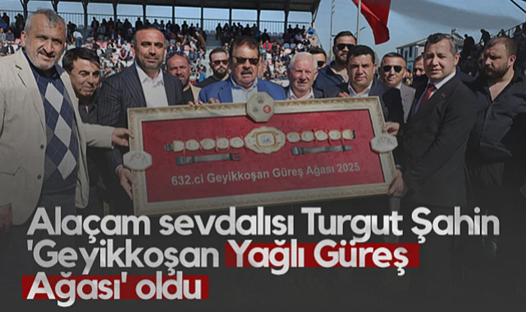 Alaçam Sevdalısı Turgut Şahin Geyikkoşan Yağlı Güreş Ağası Oldu