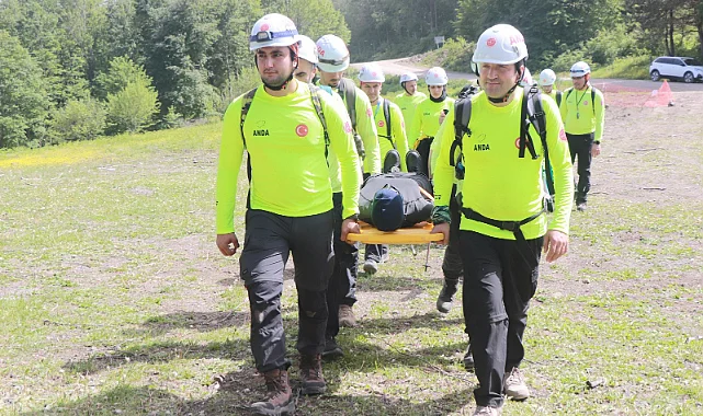 ANDA Gönüllülerinden Kocadağ’da Gerçekçi Tatbikat