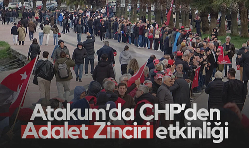 Atakum’da CHP’den Adalet Zinciri Etkinliği