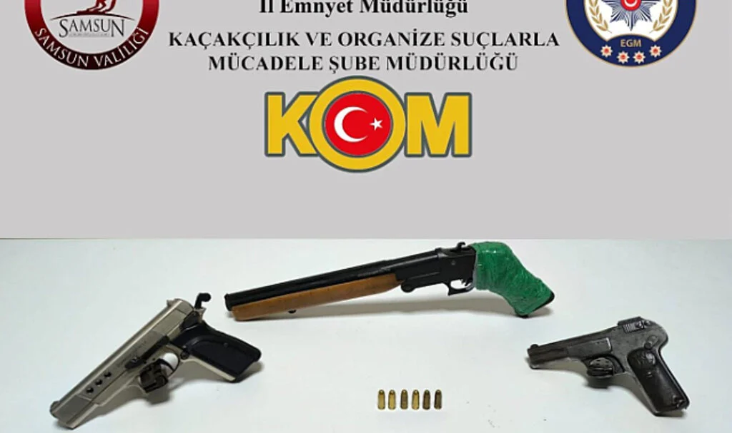 Bafra’da Silah Operasyonu: 1 Kişi Gözaltında