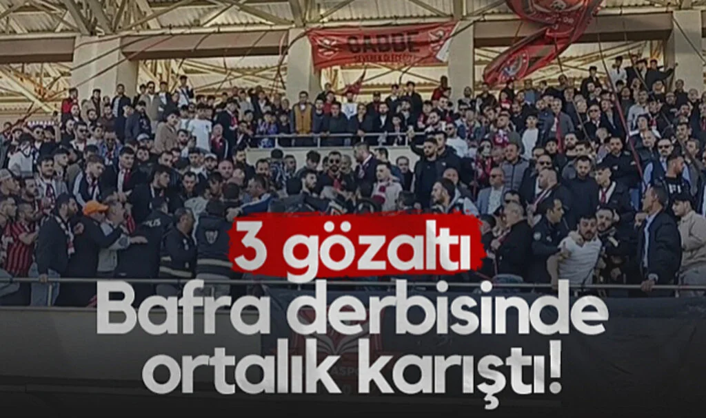Bafra Derbisinde Ortalık Karıştı! 3 Gözaltı...