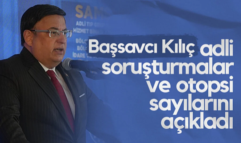 Başsavcı Kılıç Samsun’daki Adli Soruşturmalar ve Otopsi Sayılarını Açıkladı