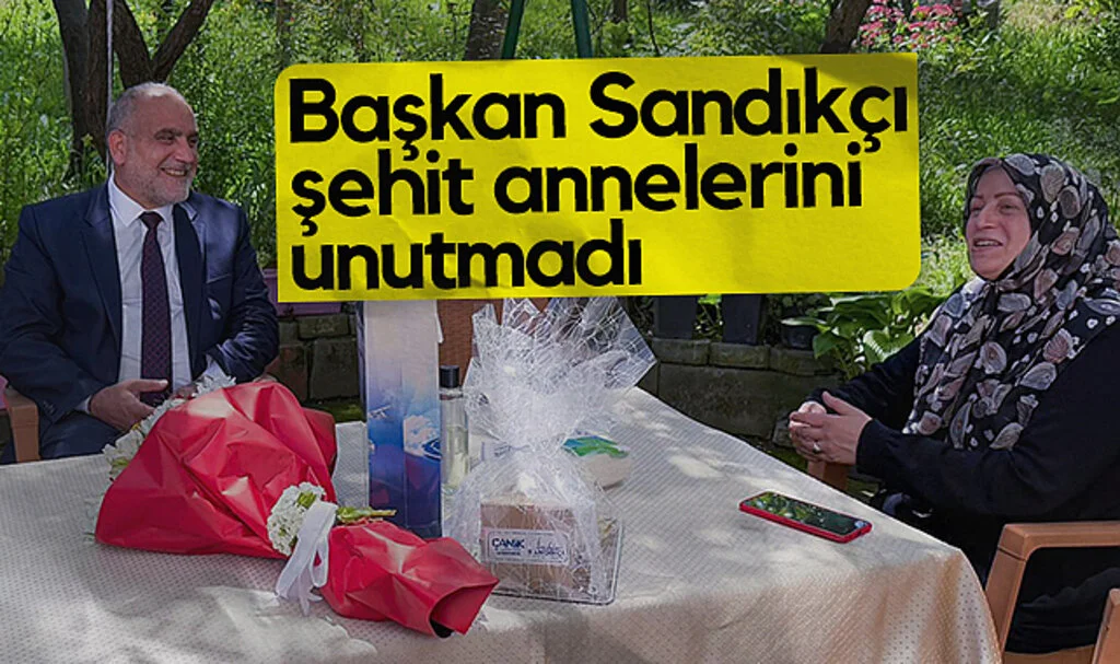 Canik Belediye Başkanı İbrahim Sandıkçı Şehit Annelerini Unutmadı