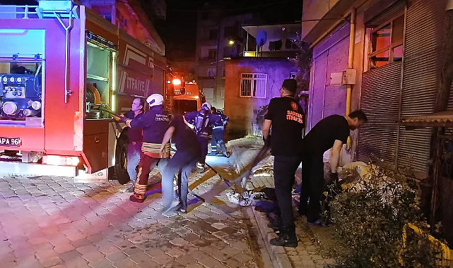 Canik’te Alevler Paniğe Neden Oldu: 2 Yaralı