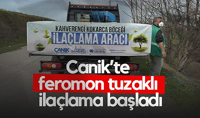 Canik’te Zararlı Böceğe Karşı Yoğun Mücadele