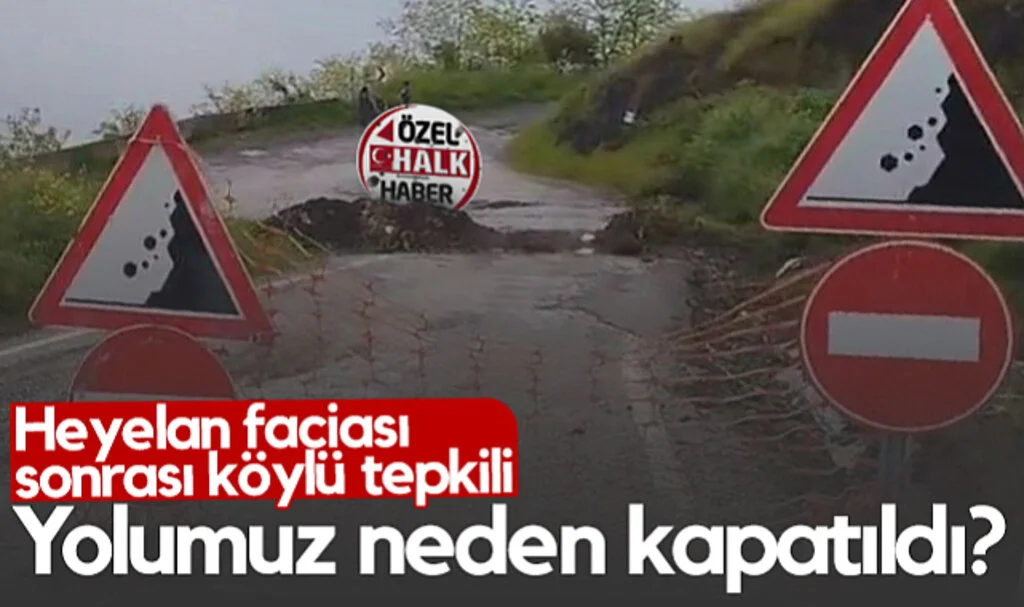 Canik'teki Heyelan Faciası Sonrası Köylü Tepkili: Yolumuz Neden Kapatıldı?