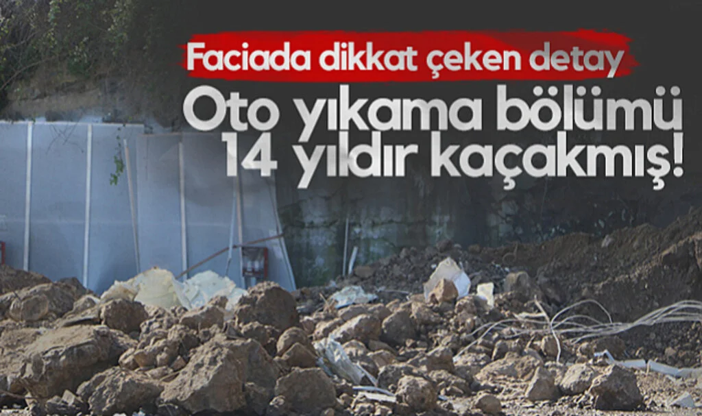 Canik'teki Heyelan Faciasında Dikkat Çeken Detay: Oto Yıkama Bölümü 14 Yıldır Kaçakmış!