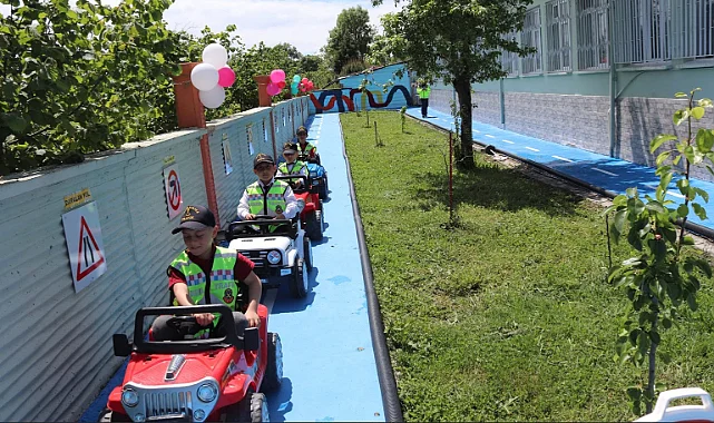 Çarşamba'da Çocuklar İçin Trafik Eğitim Parkuru