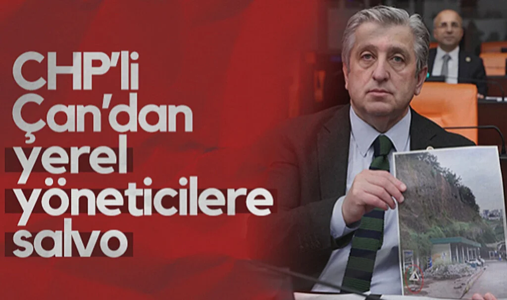 CHP'li Murat Çan'dan Samsun'daki Heyelan Sonrası Yerel Yöneticilere Salvo