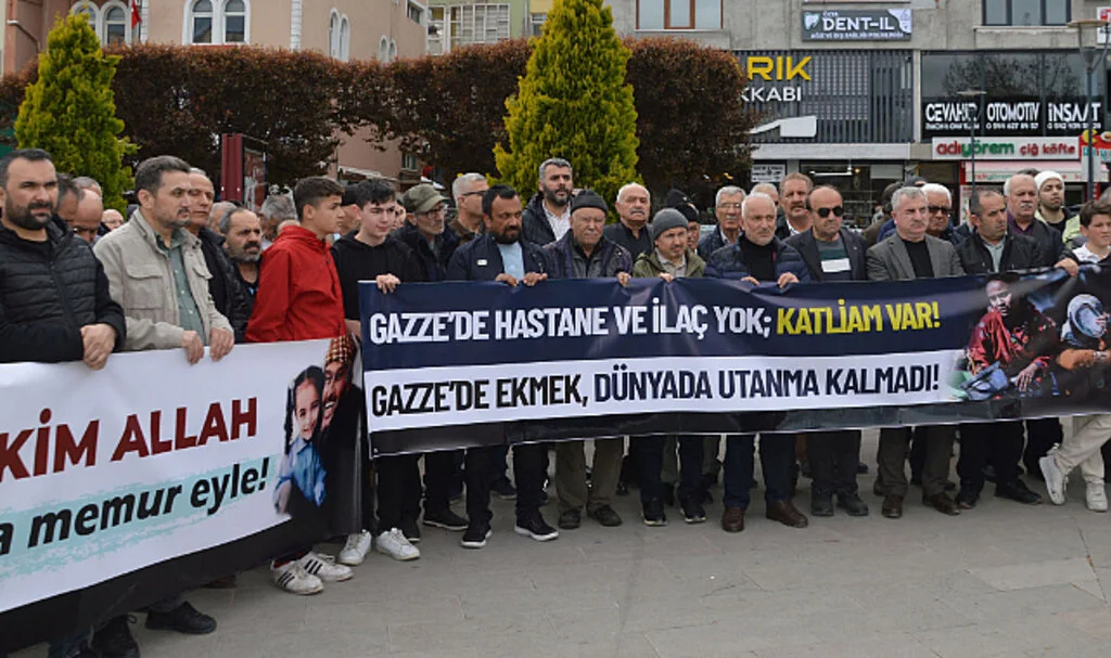 Havza’da Filistin’e Destek Konvoyu