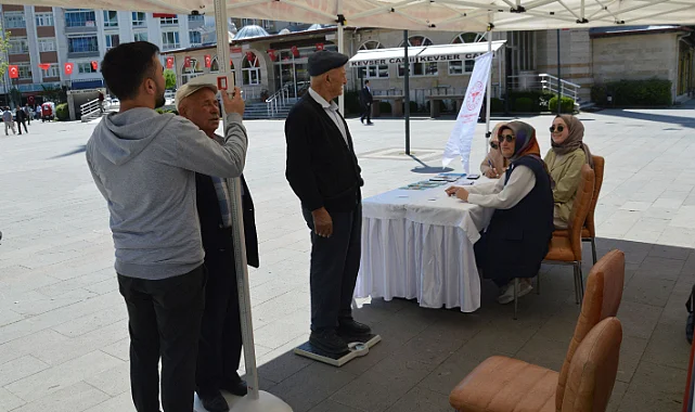 Havza’da Obeziteyle Mücadele İçin Sağlık Standı Kuruldu