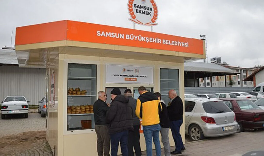 Havza’da Samsun Ekmek Satış Büfesi Açıldı