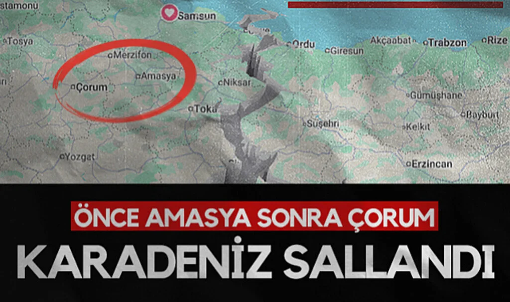 Karadeniz Sallandı: Amasya’da 4.6, Çorum’da 3.6’lık Deprem