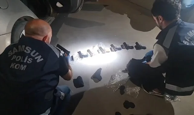 KOM Ekiplerinden Samsun’da Silah Operasyonu