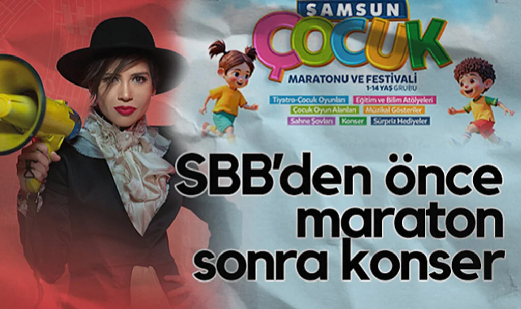 Samsun Büyükşehir Belediyesi'nden Önce Maraton Sonra Konser