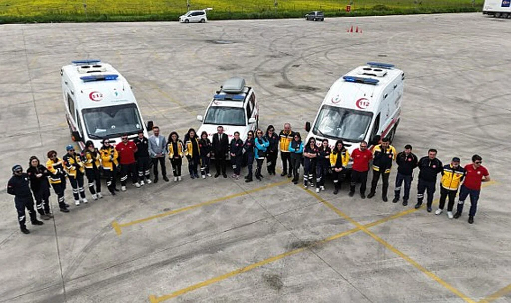 Samsun’da 16 Kadın Ambulans Sürücüsü Göreve Hazır