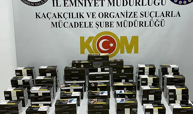 Samsun'da 18 Bin Kaçak Makaron Yakalandı