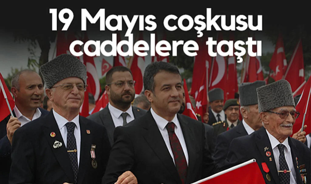 Samsun’da 19 Mayıs Coşkusu Caddelere Taştı