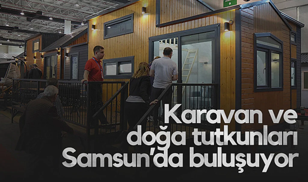 Samsun'da 2. Karadeniz Karavan Fuarı Ziyaretçilere Açıldı
