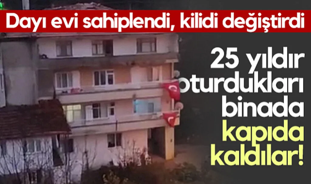 Samsun'da 25 Yıldır Oturdukları Binada Kapıda Kaldılar! Dayı Evi Sahiplendi, Kilidi Değiştirdi...