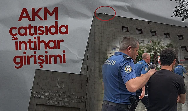Samsun'da AKM Çatısında İntihar Girişimi: 1 Saatte İkna Edildi