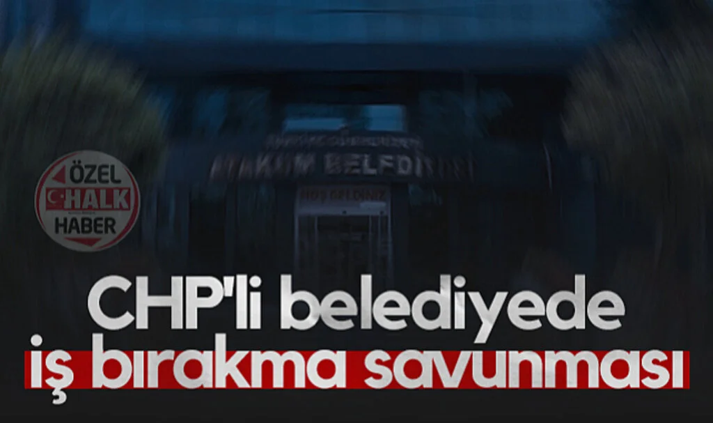 Samsun'da CHP'li Belediyede İş Bırakma Savunması