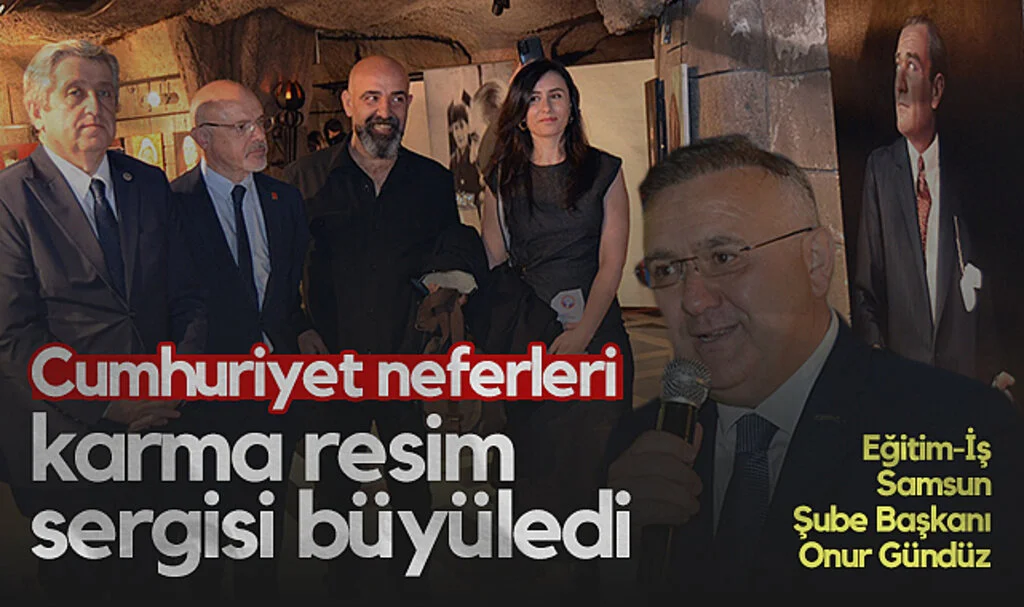 Samsun'da Cumhuriyet Neferleri Karma Resim Sergisi Büyüledi