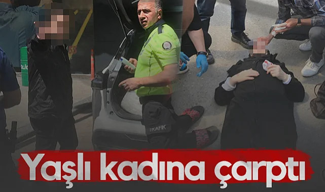 Samsun'da Dönüş Yapan Sürücü Yaşlı Kadına Çarptı